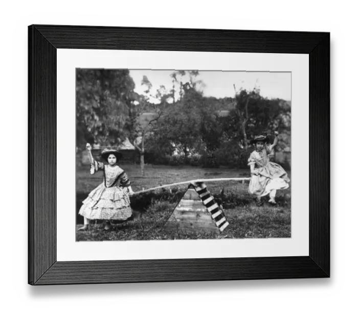 Framed Print : See-Saw Fun Framed Print : See-Saw Fun
