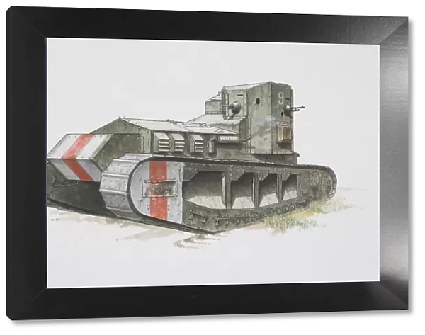 Technology, Military, Armoured Vehicles, Tanks, World War II, British, Whippet, Light Tank