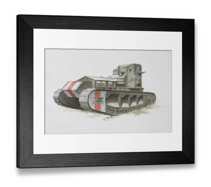 Framed Print : Technology, Military, Armoured Vehicles, Tanks, World War II, British, Whippet, Light Tank Framed Print : Technology, Military, Armoured Vehicles, Tanks, World War II, British, Whippet, Light Tank