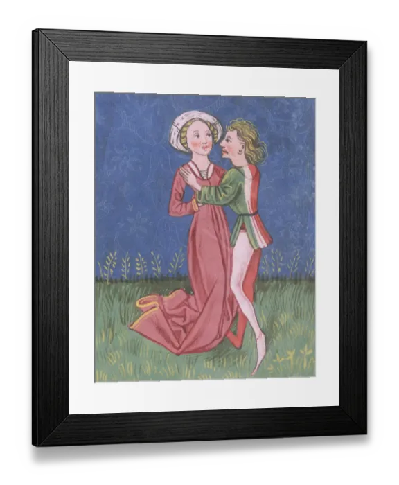 Framed Print : Couple Embracing Framed Print : Couple Embracing