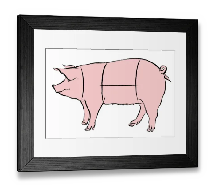 Framed Print : butchery, colour, cut, cutting, illustration, making, meat, nobody, peach coloured Framed Print : butchery, colour, cut, cutting, illustration, making, meat, nobody, peach coloured