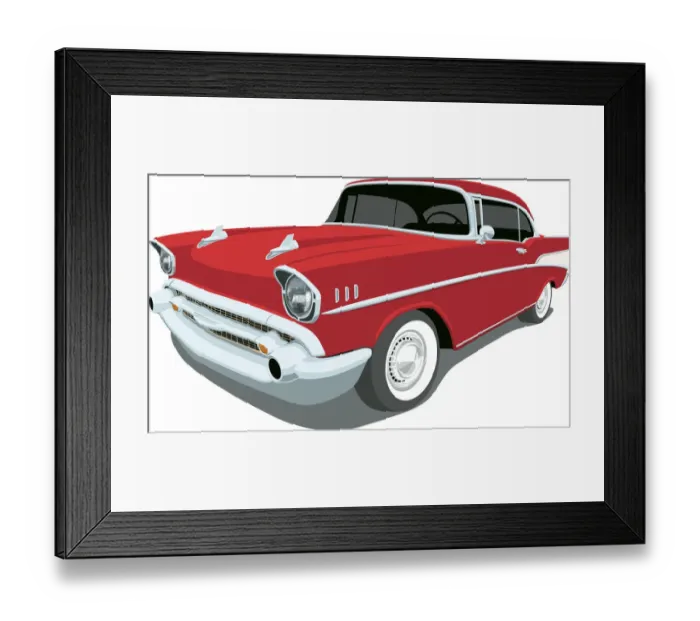 Framed Print : 1957 Chevrolet Bel Air Framed Print : 1957 Chevrolet Bel Air