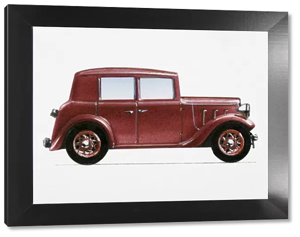 1930s Style, 1935, 20th Century, 4-Door Saloon, Austin, Austin 10  /  4 Lichfield, Car