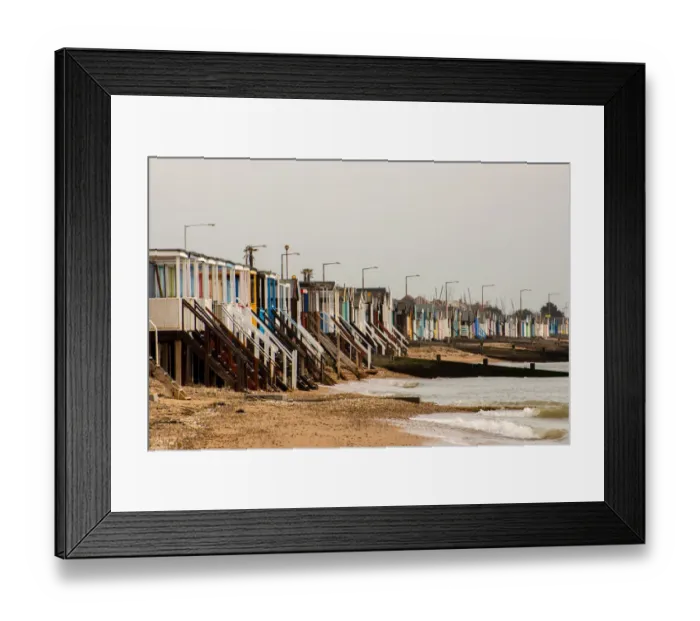 Framed Print : Beach huts Framed Print : Beach huts