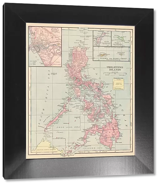 Philippines map 1892