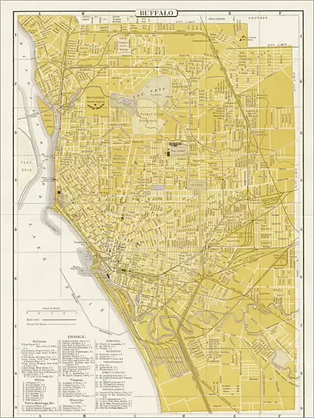 Buffalo city map 1893