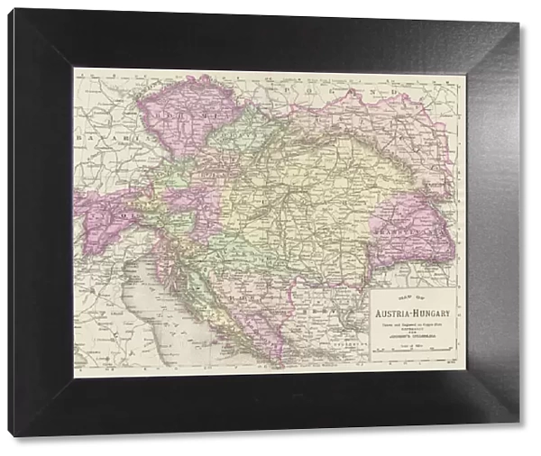 Austria Hungary map 1893