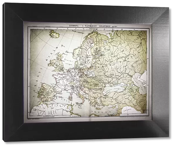 Map of Europe, Napoleon idea 1810