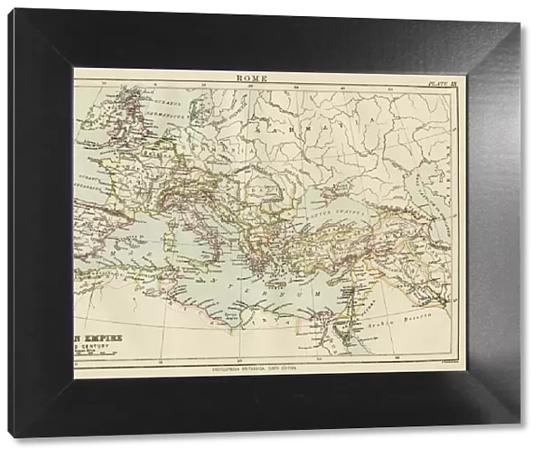 Map of the roman empire 1883