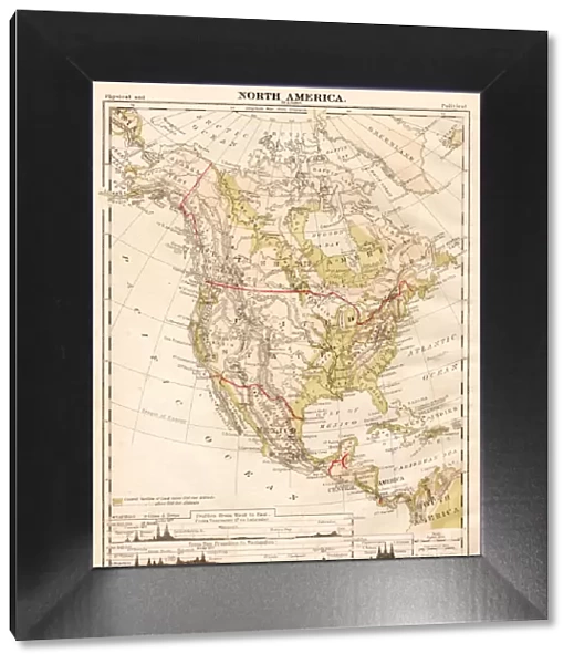 Northamerica map 1867