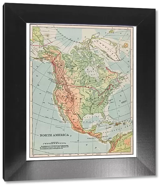 Northamerica map 1898