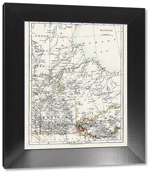 Manitoba map 1897