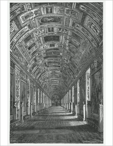 Gallery of Maps, Vatican, published in 1878