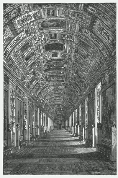 Gallery of Maps, Vatican, published in 1878