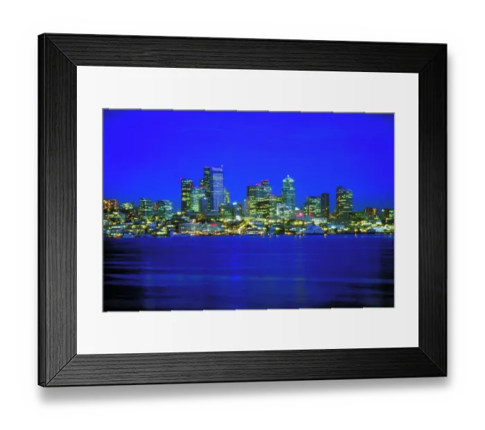 Framed Print : buildings, city, cityscape, coast, coastline, downtown, elliot bay, horizon, lit Framed Print : buildings, city, cityscape, coast, coastline, downtown, elliot bay, horizon, lit