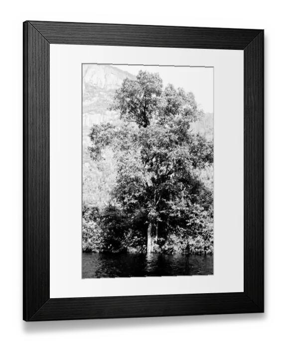 Framed Print : bluff, day, flood, flooded, lake, mountains, nature, nobody, outdoor, river, shore