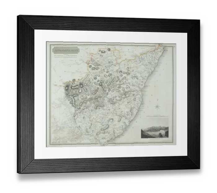 Framed Print : antique, archival, art, cartography, coordinates, county, district, document, geography Framed Print : antique, archival, art, cartography, coordinates, county, district, document, geography