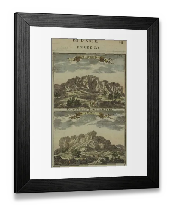 Framed Print : archival, armenia, art, banners, day, de l asie, engravings, figure cil, french