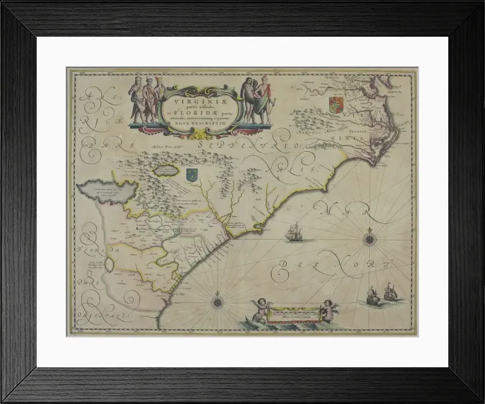 Framed Print : 1647, antiquity, archival, cartography, colonialism, geographical, geography, historic Framed Print : 1647, antiquity, archival, cartography, colonialism, geographical, geography, historic