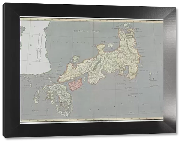 antique, archival, asia, cartography, geographical, geography, historic, island, japan