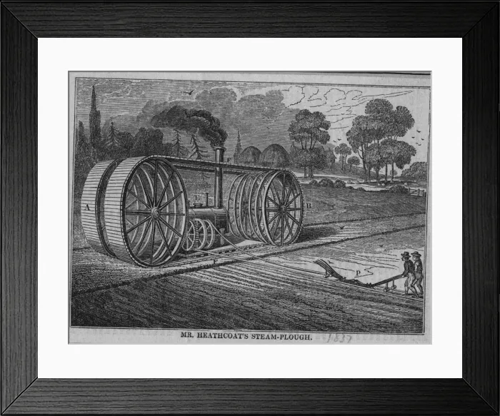 Framed Print : Steam Plough Framed Print : Steam Plough