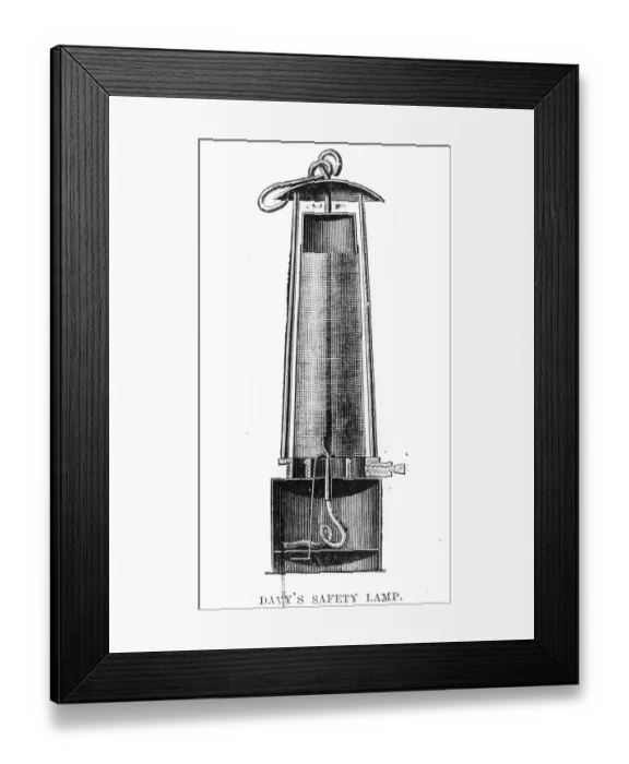Framed Print : Davys Lamp Framed Print : Davys Lamp