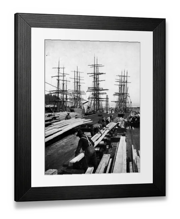 Framed Print : Shipping Lumber Framed Print : Shipping Lumber