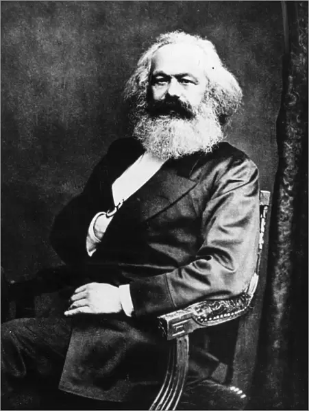Karl Marx. German social, political and economic theorist Karl Marx 
