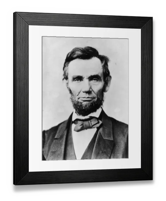 Framed Print : Abraham Lincoln