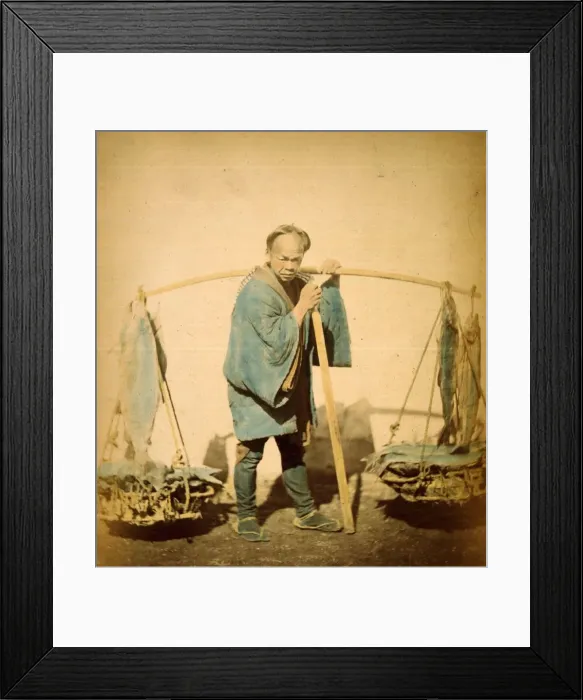 Framed Print : Fishmonger Framed Print : Fishmonger