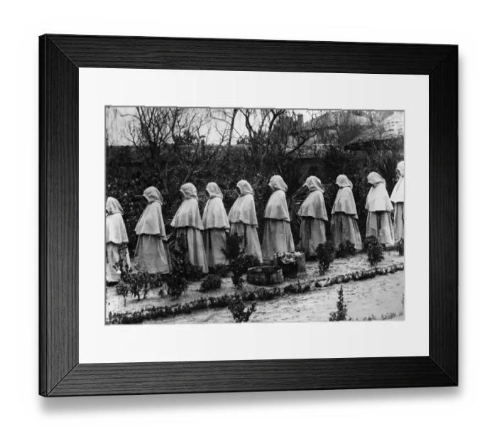 Framed Print : Nuns Of Biarritz Framed Print : Nuns Of Biarritz