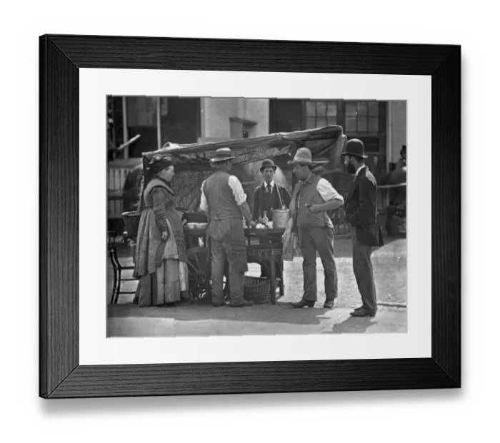 Framed Print : Fish Stall
