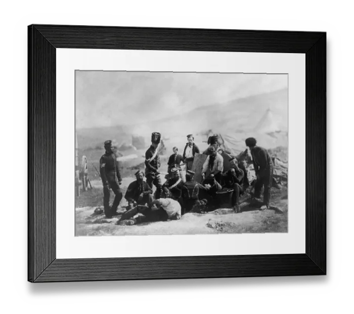 Framed Print : Cookhouse of the 8th Hussars Framed Print : Cookhouse of the 8th Hussars