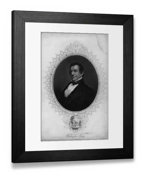 Framed Print : Washington Irving Framed Print : Washington Irving