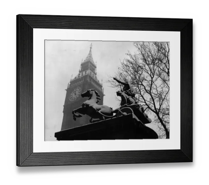 Framed Print : Winter At Westminster Framed Print : Winter At Westminster