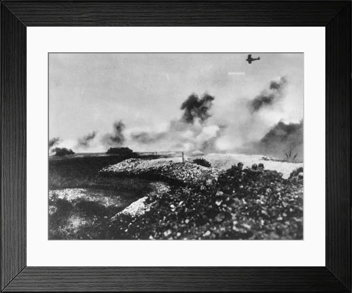 Framed Print : French Battlefield Framed Print : French Battlefield