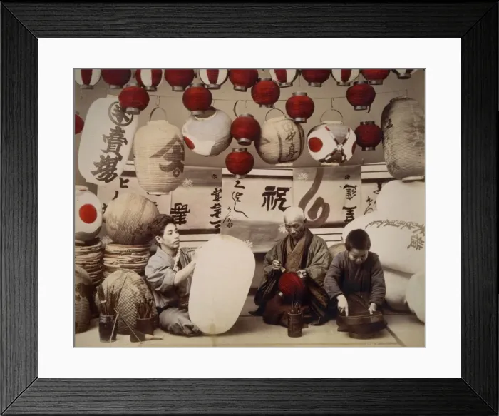 Framed Print : Lantern Makers Framed Print : Lantern Makers