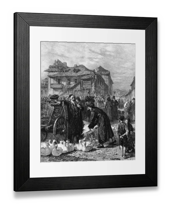 Framed Print : Goose Market Framed Print : Goose Market