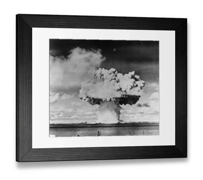 Framed Print : Marine Explosion Framed Print : Marine Explosion