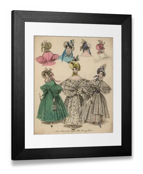 Framed Print : Morning Gowns Framed Print : Morning Gowns
