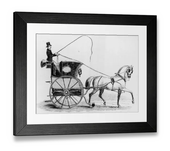 Framed Print : Patent Cabriolet