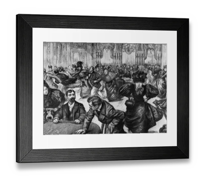Framed Print : Rushing Punters Framed Print : Rushing Punters