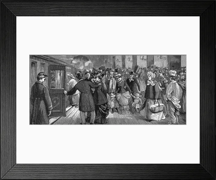 Framed Print : Fleeing Cholera Framed Print : Fleeing Cholera
