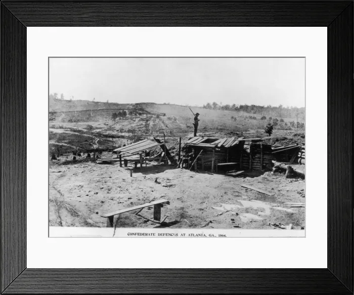 Framed Print : Defending Atlanta Framed Print : Defending Atlanta