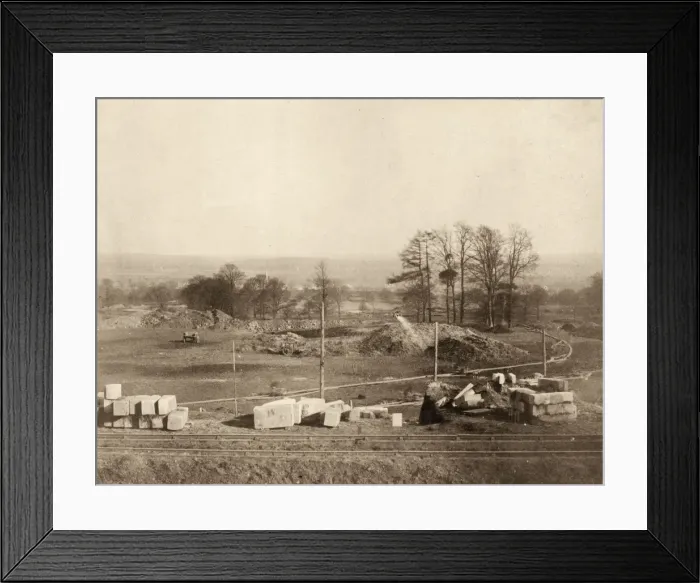 Framed Print : Garden Works Framed Print : Garden Works