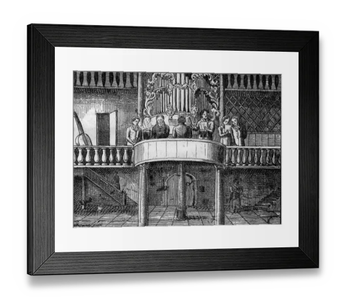 Framed Print : Organ And Choir Framed Print : Organ And Choir