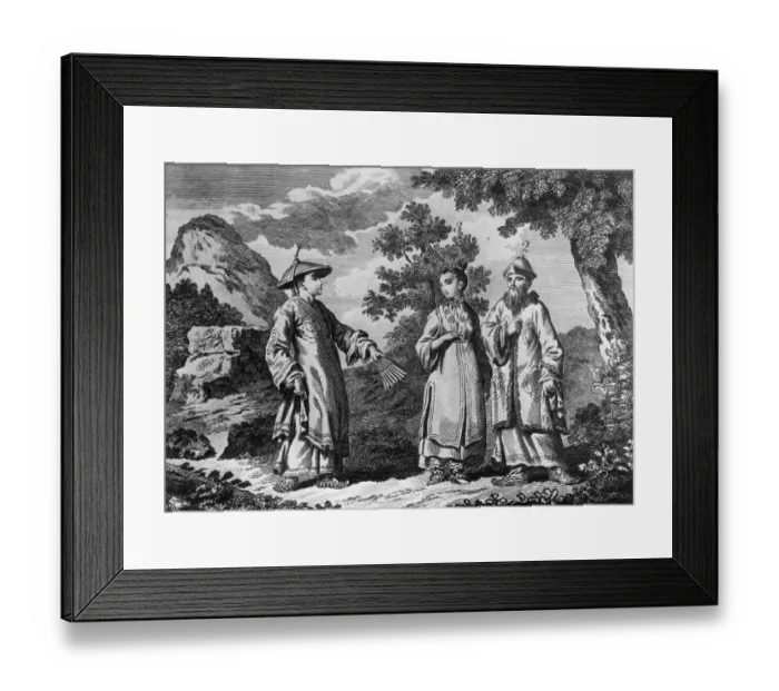 Framed Print : Chinese Merchants Framed Print : Chinese Merchants