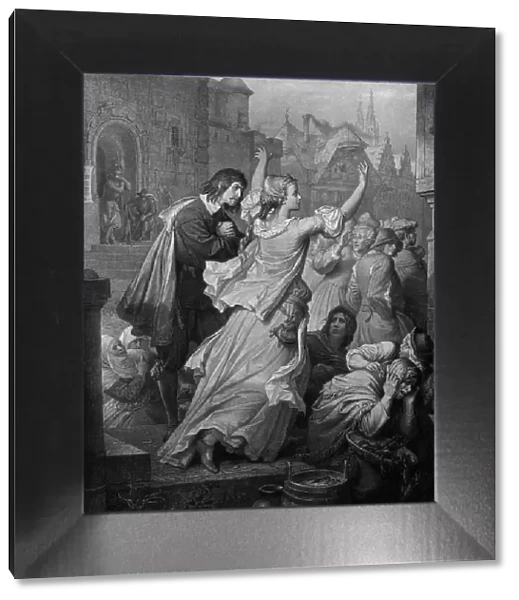 Egmont. circa 1835: A scene from Goethes drama Egmont