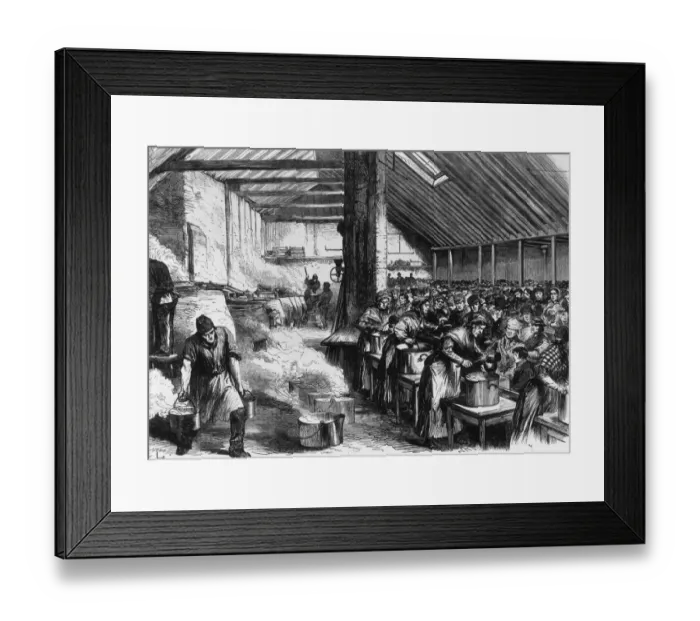Framed Print : Soup Kitchen