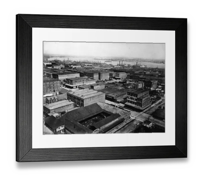 Framed Print : Blockaded Port
